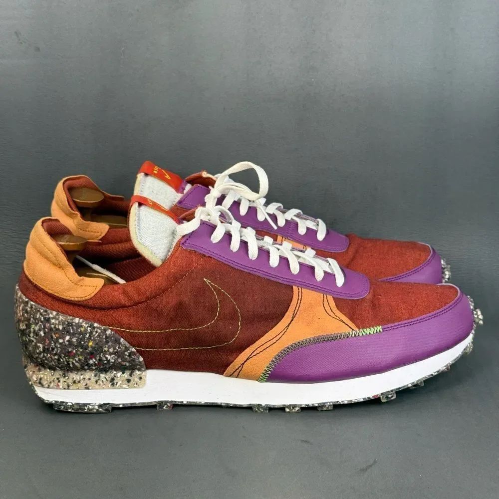 Nike Daybreak Type Rugged Orange athletic sneaker shoes men’s size 15